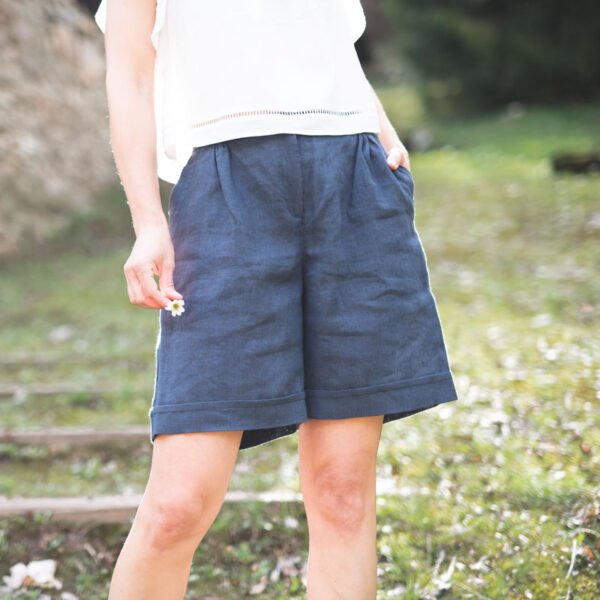 Sestrice Smart Shorts Storm UNI, ľanové šortky