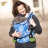 Ergonomický detský nosič Sestrice Carrier Roosters Royal Blue