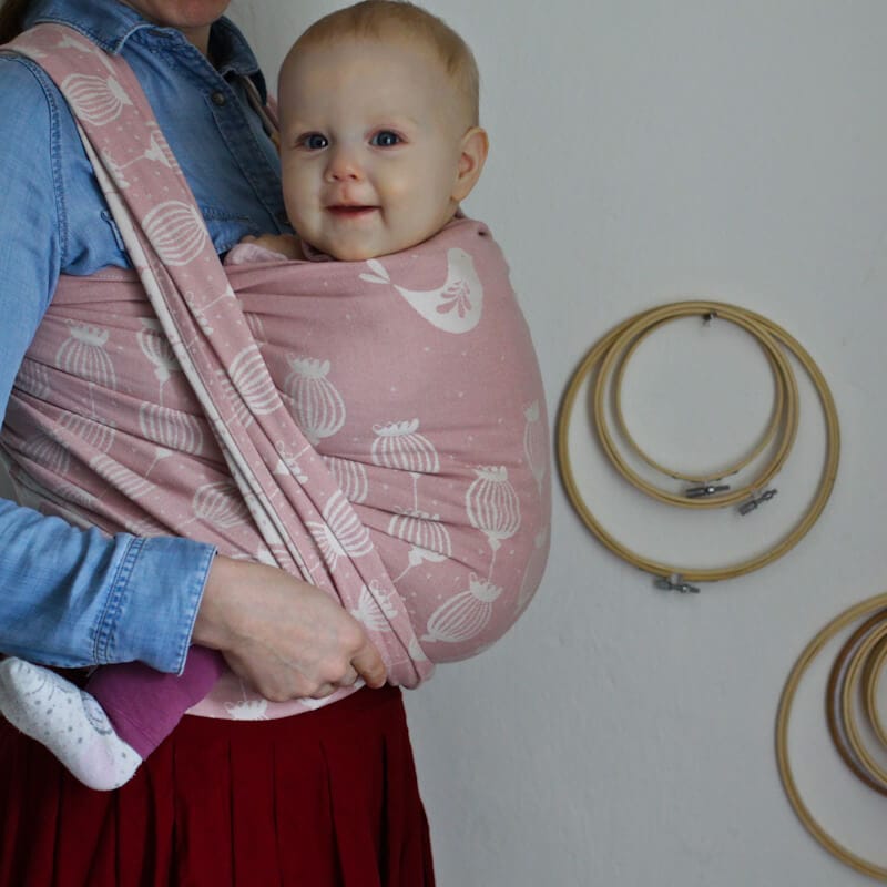 Satka_na_nosenie_deti_Sestrice_Poppy_Pwder_Pink_5 Sestrice Poppy Powder Pink Wrap