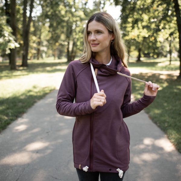 Sestrice Smart Hoodie 01 Aubergine new