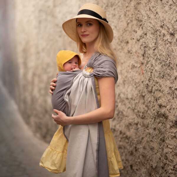 Sestrice Pure Grey Ring Sling