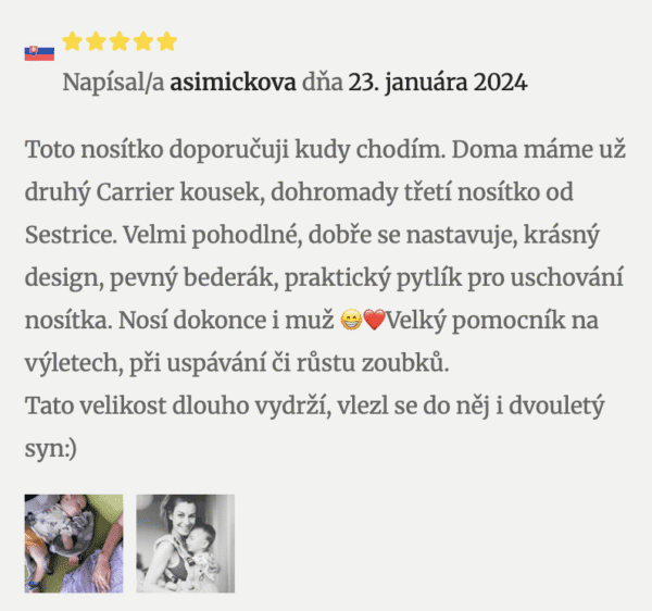 Sestrice Carrier recenzia