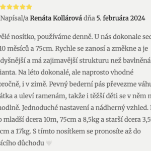 Sestrice Carrier Plus - ľanový