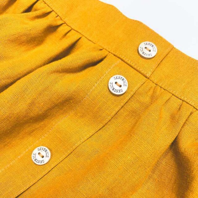 Smart skirt Ochre, smart slow fashion