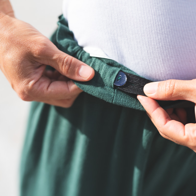 Smart Trousers 03 UNI – Sage, smart slow fashion, pohodlné nohavice, kvalitný materiál