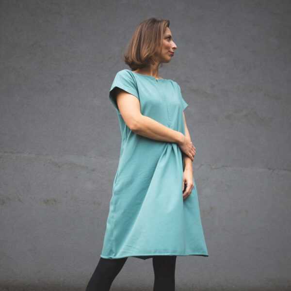 Sestrice Smart dress 11 Eucalyptus, slow fashion