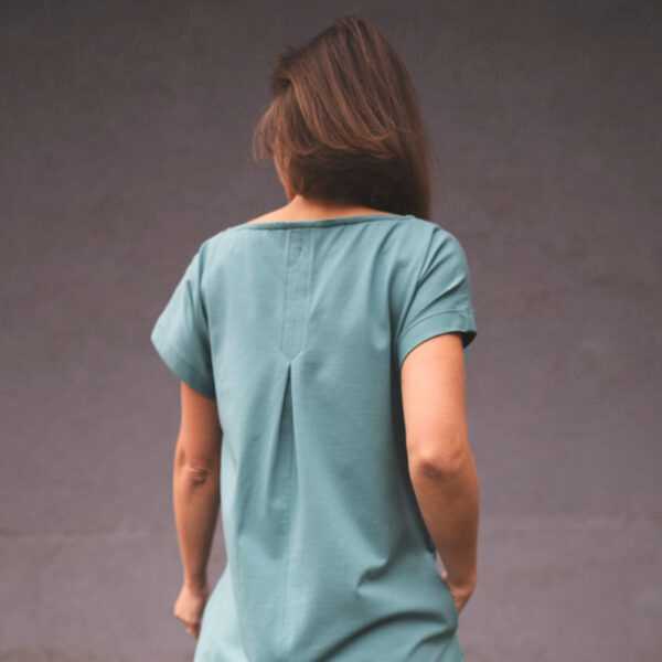 Sestrice Smart dress 11 Eucalyptus, slow fashion
