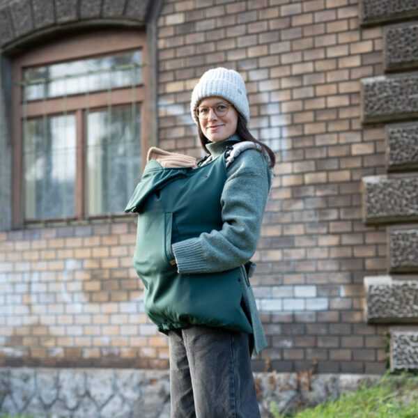 nosenie v zime, babywearing smart cover