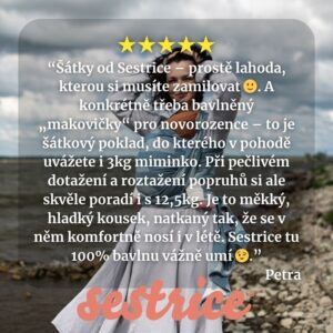 Sestrice wrap satka na nosenie