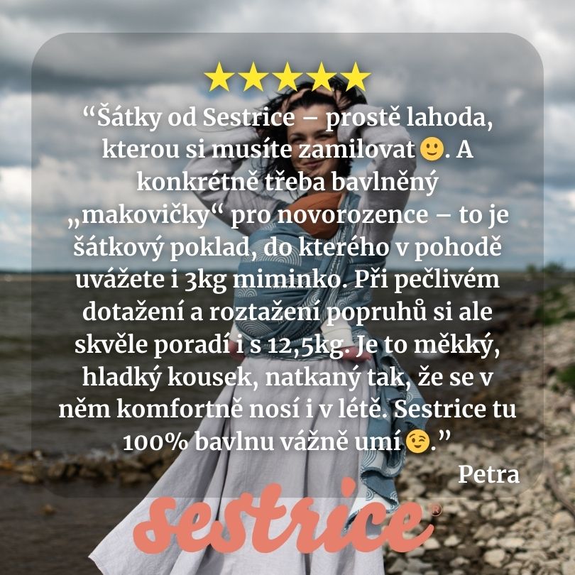 Sestrice wrap satka na nosenie Sestrice wrap satka na nosenie