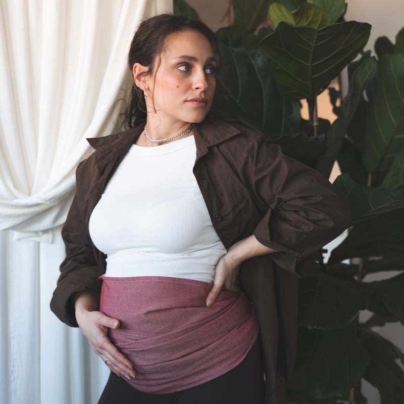 Fyziošatek Sestrice Pure Syrah, vazani bruška, belly wrapping