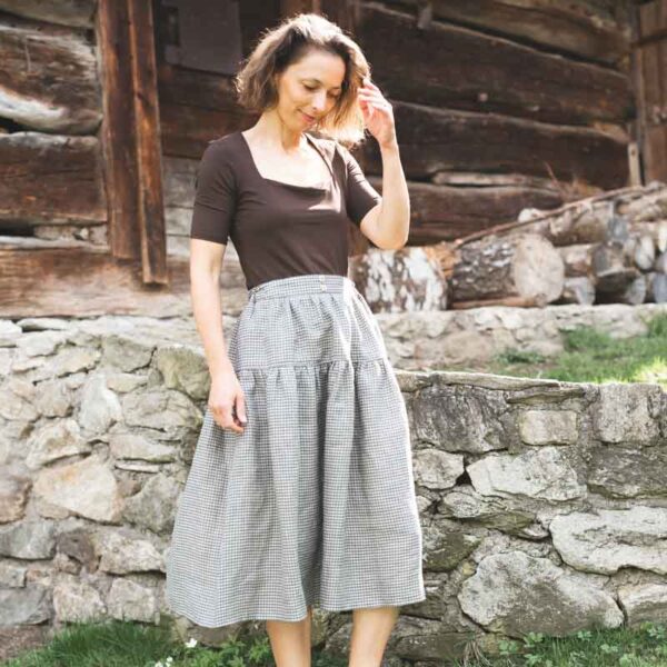Sestrice Smart Skirt 05 Checkers UNI, slow fashion