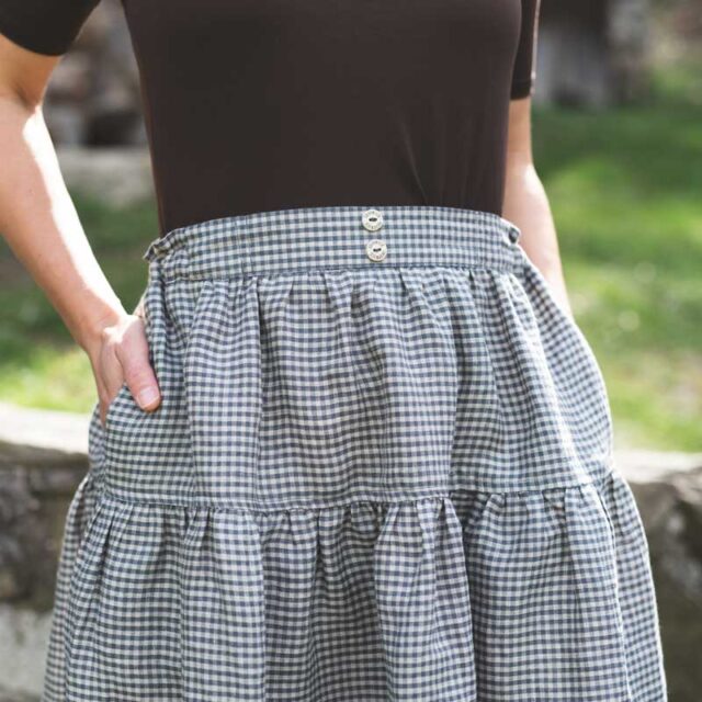 Sestrice Smart Skirt 05 Checkers UNI, slow fashion