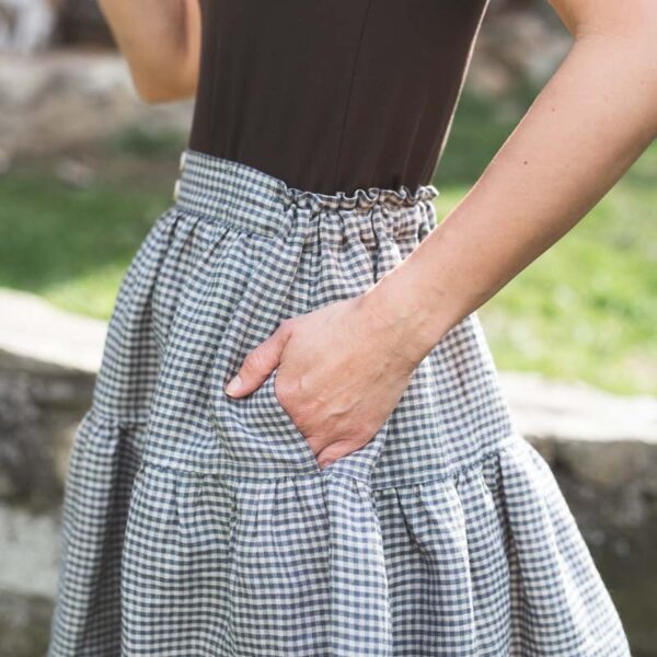 Sestrice Smart Skirt 05 Checkers UNI, slow fashion