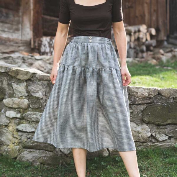 Sestrice Smart Skirt 05 Checkers UNI, slow fashion
