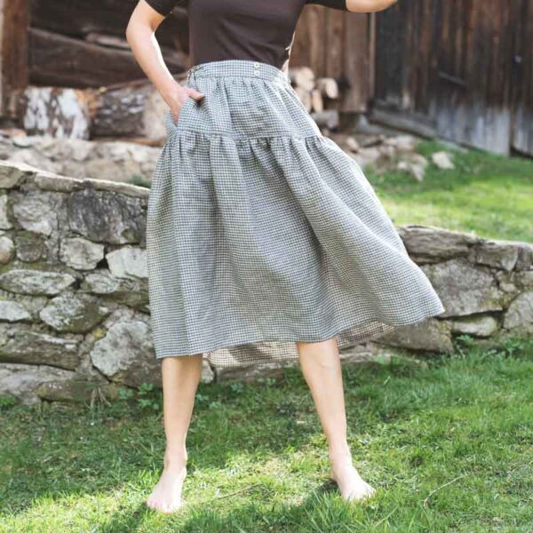 Sestrice Smart Skirt 05 Checkers UNI, slow fashion